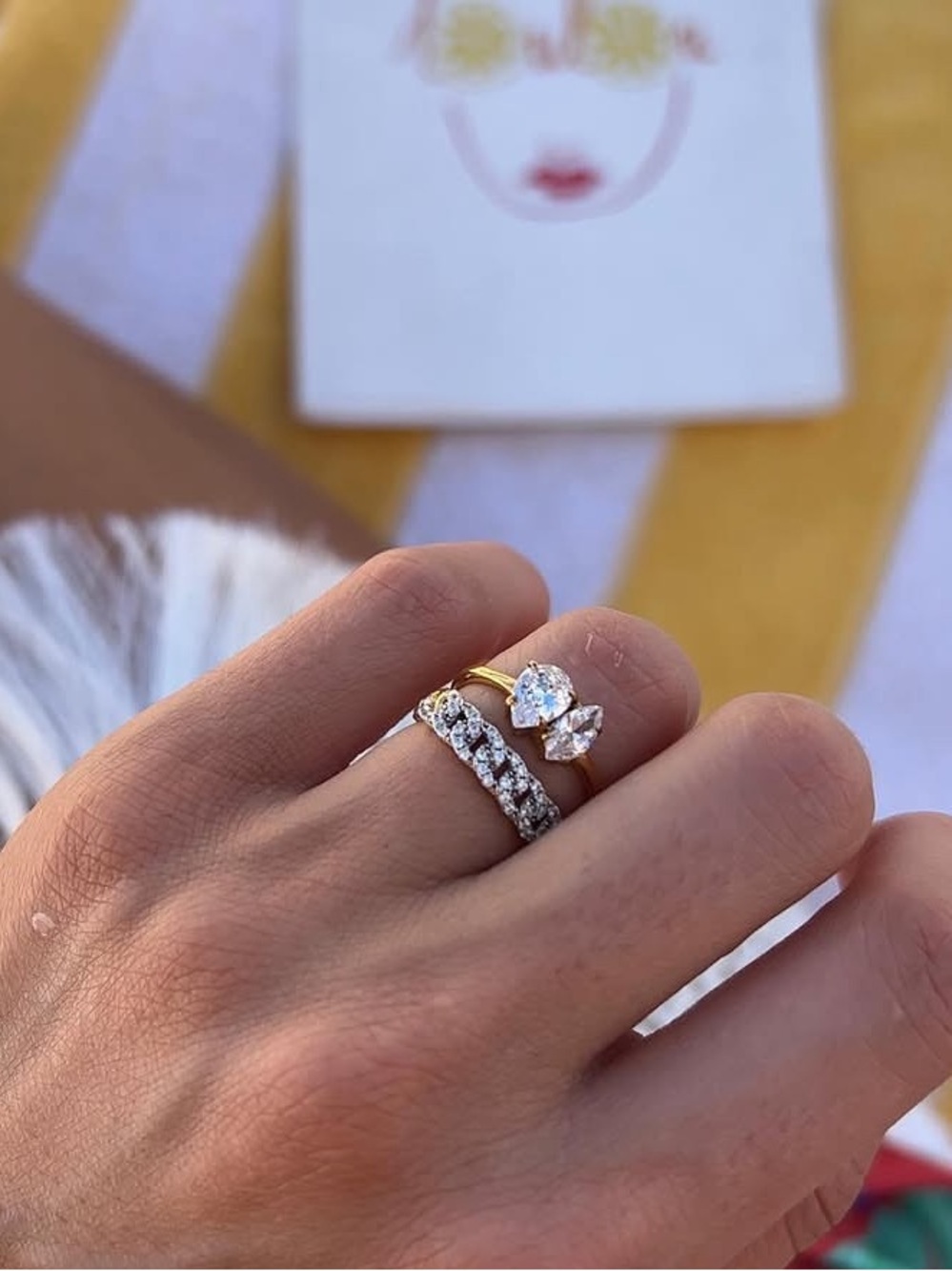 Icelink Toi et Moi Ring